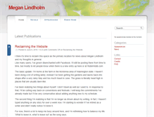 Tablet Screenshot of meganlindholm.com